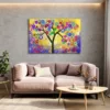 Prismatic Bloomtree – Colorful Tree Wall Art, Vibrant Contemporary Canvas Decor