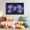 Lunaflora Lotus Fish Wall Art – Enchanted Moonlit Framed Canvas for Modern Homes