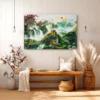 Jade Citadel Reverie – Chinese Landscape Wall Art Canvas, Mountain & Great Wall Decor