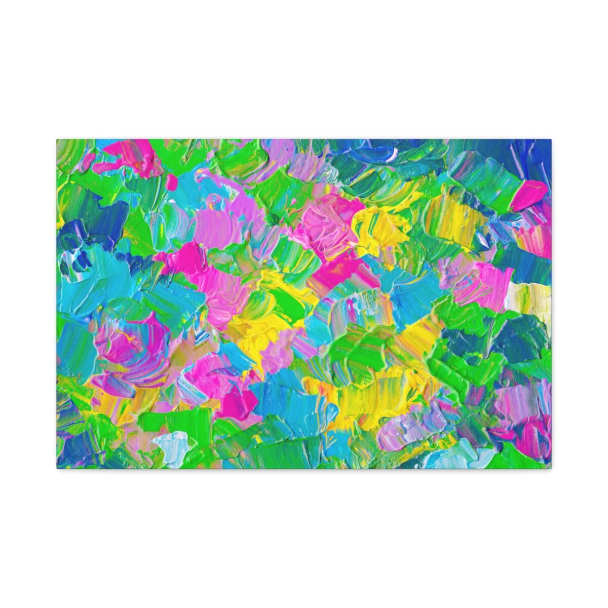 Prism Riot – Vibrant Abstract Canvas Wall Art for Bold Modern Interiors